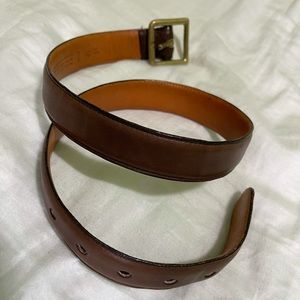 Coach brown leather belt size 28 - IRREGULAR